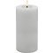Candela Lights LED kaars echte was op afstand bedienbaar 7,5x15 cm winter wit glad