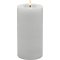 Candela Lights by LC Home Candela a LED in vera cera telecomandata 10x20 cm bianco