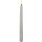 Candela Lights by LC Home Candela a LED in vera cera telecomandata set di 2 2,2x17,5 cm bianco