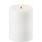 UYUNI Lighting LED Candle PILLAR 7,8 x 10 cm white