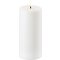 UYUNI Lighting LED Candle PILLAR 7,8 x 15 cm white