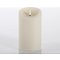 Elephant Candles LED Echtwachs Outdoor Kerze 10x16 cm creme 