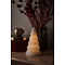 Sirius LED arbre de verre Claire Mini 1 LED à piles 19cm blanc