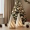 Sirius LED albero Olina Mini set di 2 cera vera 8 cm bianco