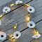 Sirius Flora Summerflowers LED String Lights, Decorative Flower String Lights, 2 m, White 