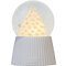 Sirius LED Schneekugel Cilja Tanne 14,5 cm weiß