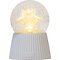 Sirius LED Schneekugel Capella Stern 14,5 cm weiß