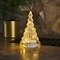 Árbol de cristal Sirius LED Lucy 10 LED a pilas 16,5cm transparente