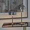 Sirius lampada da tavolo a LED ricaricabile Tim 30 cm cromo