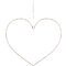 Sirius LED Herz Liva Heart small 40 LED batteriebetrieben Metall weiß