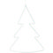 Sirius LED light tree Liva Tree big 80 LED 70cm metal white