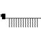 Sirius Lichtervorhang Easy-Line Icicle 200 LED warmweiß 4,5 m grün außen