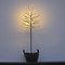 Árbol de LED Sirius Noah 280 LED blanco cálido exterior 180 cm marrón