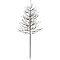 Albero LED Sirius Noah 480 LED bianco caldo 220cm nero per esterni