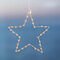 Sirius LED star Liva Star mała 40 LED zasilana bateryjnie metalowa złota