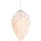 Sirius Leuchtanhänger Celina Cone Glaszapfen 10 LED 8 cm weiß innen