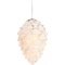 Colgante de luz Sirius Cono de cristal Celina Cono de 10 LEDs en el interior 8 cm blanco