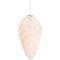 Sirius Leuchtanhänger Celina Cone Glaszapfen 20 LED 15 cm weiß innen