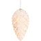 Sirius Leuchtanhänger Celina Cone Glaszapfen 16 LED 12 cm weiß innen