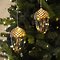 Sirius Pendentif lumineux Celina Agern Faucon de verre 5 LED 13cm brun doré 