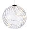 Sirius Glow Ball Wave Ball 10 cm a batteria 16 LED vetro trasparente