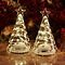 Sirius LED Glasbäume Sweet Christmas Tree 2er Set 11 cm batteriebetrieben klar