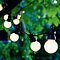 Sirius LED-Biergartenlichterkette Lucas Starter-Set 10 LED frosted 3 m schwarz