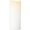 Świeca LED Sirius Sara 7,5x20cm z możliwością ładowania, biała