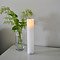 Sirius LED candle Sara rechargeable 5 x 25 cm white