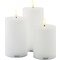 Sirius LED Candles Sille Exclusive Set of 3 7,5 cm white