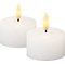 Sirius LED tealight Sille telecomandato 6 x 3,4 cm set di 2 bianco