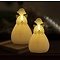 Sirius LED Vela Angel Lucia Set de 2 10cm Cera Blanca
