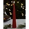 Vela cónica Sirius LED Sille lacada 26 cm vermelho