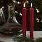 Sirius LED Stick Candle Sille Lacquer Zestaw 2 świec 20 cm czerwony