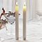 Sirius LED Stick Candle Sille Lacquer Zestaw 2 świec 20 cm kość słoniowa