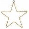 Sirius LED star Liva Cluster Star small 60 LED battery-operated metal gold