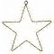 Sirius LED-Stern Liva Cluster 190 LED warmweiß innen 70 cm Metall gold