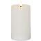 Star Trading LED candle real wax 7,5x15 cm Flame Flow wax mirror white 