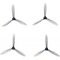 T-Motor T4944 4,9 Zoll 3-Blatt Propeller Crystal Gray (2CW+2CCW) 