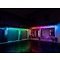 Twinkly Icicle Lichtervorhang 190 LED warmweiß und multicolor 5m transparent außen