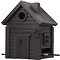 Wildlife Garden domek dla ptaków Multiholk drewno sadza czarny Wildlife Garden domek dla ptaków Multiholk drewno sadza czarny